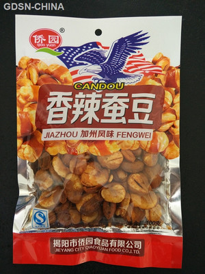侨园加州风味香辣蚕豆