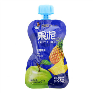 爱妈海苹果菠萝果汁泥