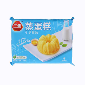 三全牛奶原味蒸蛋糕