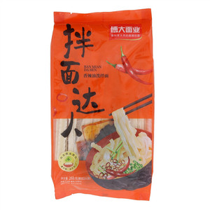博大拌面达人香辣油泼拌面（挂面）