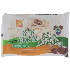 十成酸奶红豆馅芳华语录包