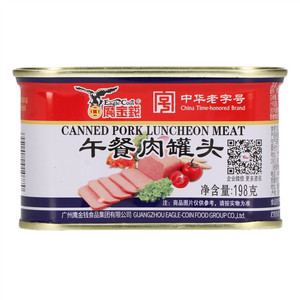鹰金钱午餐肉罐头