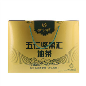 德富祥五仁坚果汇油茶960克（五仁咸油茶40克×8，牛骨髓油茶40克×8，油茶伴侣（炒米）20克×16）