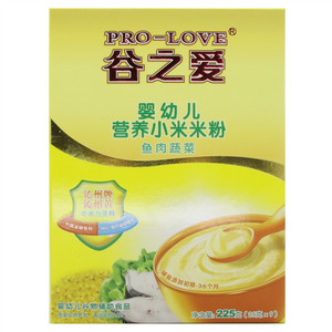 PRO-LOVE 谷之爱 婴幼儿营养小米米粉（鱼肉蔬菜）