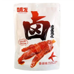 啃发卤虎皮凤爪香辣味