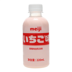 meiji明治草莓味含乳饮料