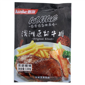 魁客黑胡椒味澳洲原切牛排