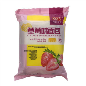 阿兴食品草莓味面包
