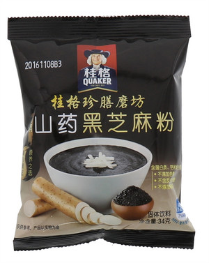 桂格珍膳磨坊山药黑芝麻粉34克