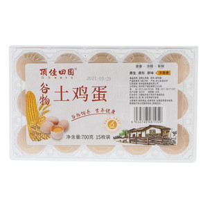 顶佳田园谷物土鸡蛋