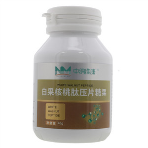 中纳维康白果核桃肽压片糖果