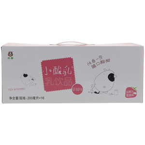 长富小酸乳草莓味乳饮品