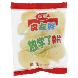 炫冠食在好原味放学了薯片