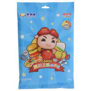 乐力佳猪猪侠缤纷五彩橡皮糖