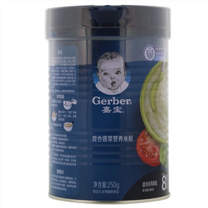 嘉宝混合蔬菜营养谷物米粉