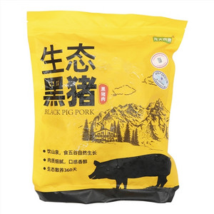 龙大肉食黑猪脊骨块
