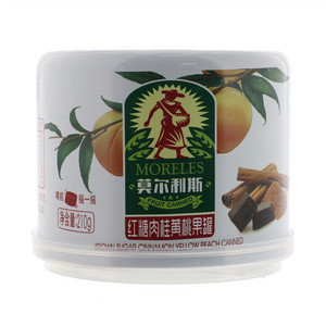莫尔利斯红糖肉桂黄桃果罐
