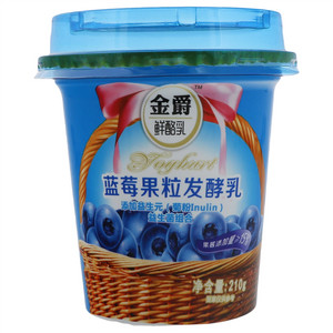 友芝友金爵蓝莓颗粒发酵乳