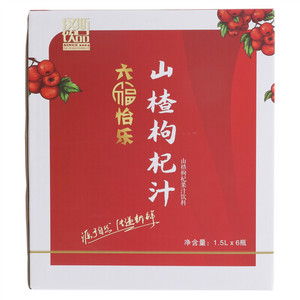 六福怡乐山楂枸杞汁