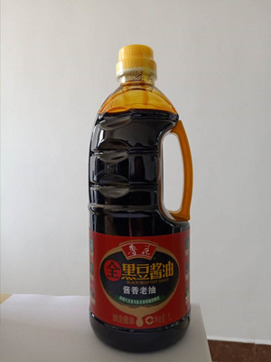 鲁花全黑豆酱油酱香老抽