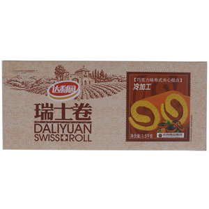 达利园巧克力味卷式夹心糕点