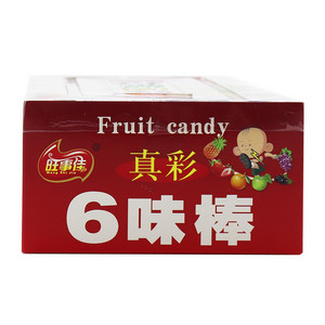 真彩六味棒糖