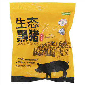龙大肉食黑猪大肠段