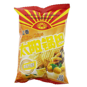 太阳锅巴蜂蜜柠檬味Sun Rice Chips 50克