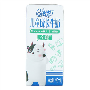 伊利QQ星全聪儿童成长牛奶