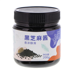 那纯黑芝麻酱
