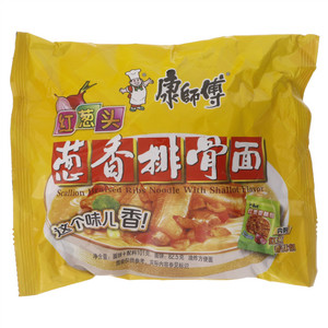 康师傅红葱头葱香排骨面（油炸方便面）