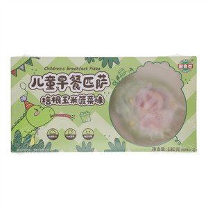 潮香村培根玉米菠菜味儿童早餐匹萨