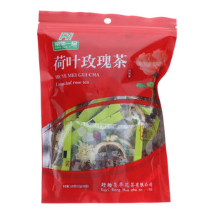 荣华一品RONGHUAYIPIN荷叶玫瑰茶