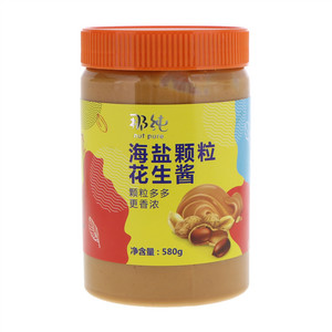 那纯海盐颗粒花生酱