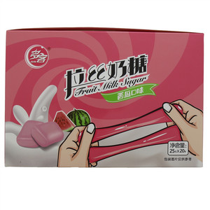 多客西瓜味拉丝奶糖