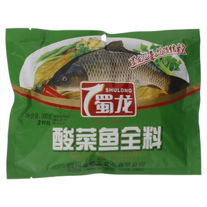 蜀龙酸菜鱼全料(复合调味料)）