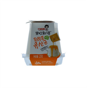 巧妈妈果町新语乳酸菌布甸125克