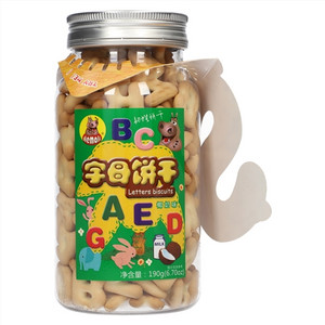 HeMaLi河马莉椰奶味字母饼干