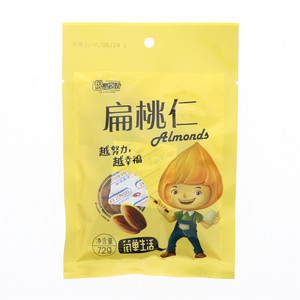 悦记飘香扁桃仁72克