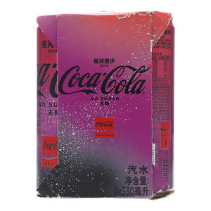 可口可乐乐创无界限定系列星河漫步限定口味4连装无糖汽水