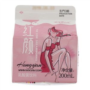 奶牛梦工场红颜杀菌型乳酸菌饮料