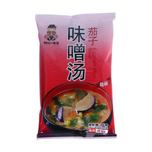 神州一味噌茄子味噌汤