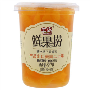 567g鲜果捞糖水桔子罐头