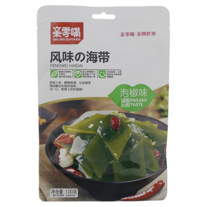亲零嘴泡椒味风味海带