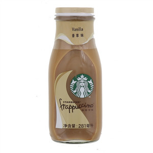 星巴克星冰乐香草味咖啡饮料281ml