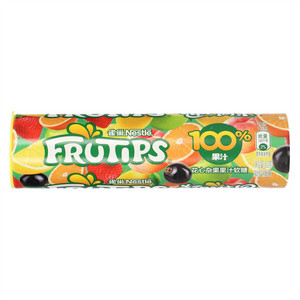 Nestle雀巢FRUTIPS趣满果凝胶糖果花心杂果果汁软糖