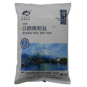 晉塩 日晒腌制盐（加碘）