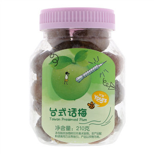 优滋Yours台式话梅210克