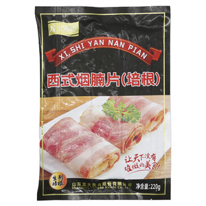 龙大美食西式烟腩片（培根）