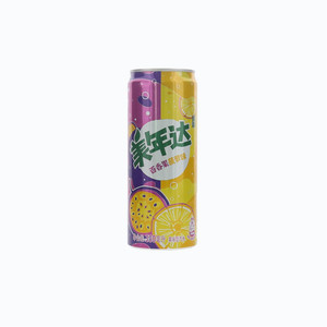 美年达百香果菠萝味汽水